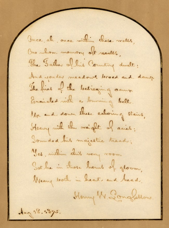"To A Child" Manuscript Copy "To A Child" Manuscript Copy