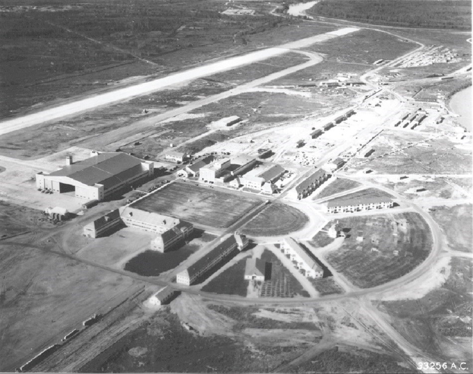 Photograph of Ladd Field during the Cold Weather Testing Mission, 1942.