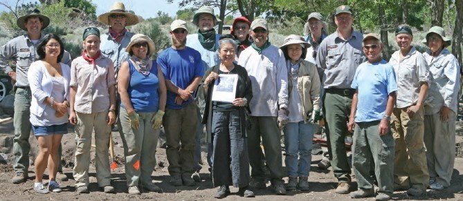 An excavation crew smiles at you An excavation crew smiles at you
