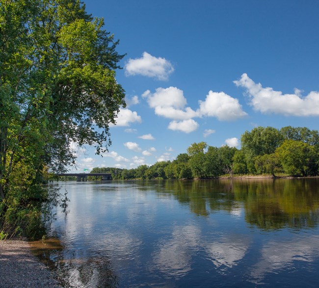 clear river