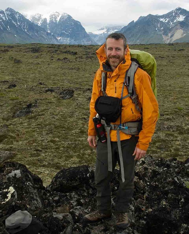Mike Hannam Mike in the field.