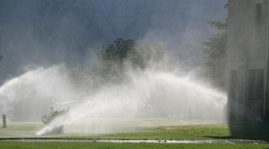Irrigation controls in Mammoth Hot Springs Historic District (U.S