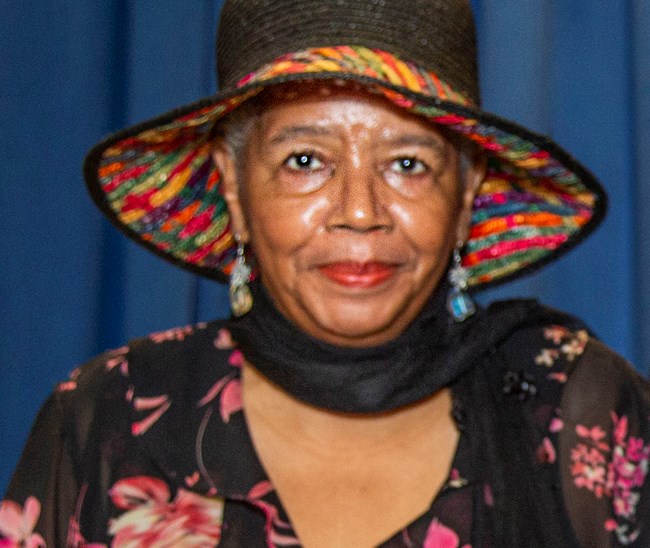 MariettaPatterson African American woman wearing a hat