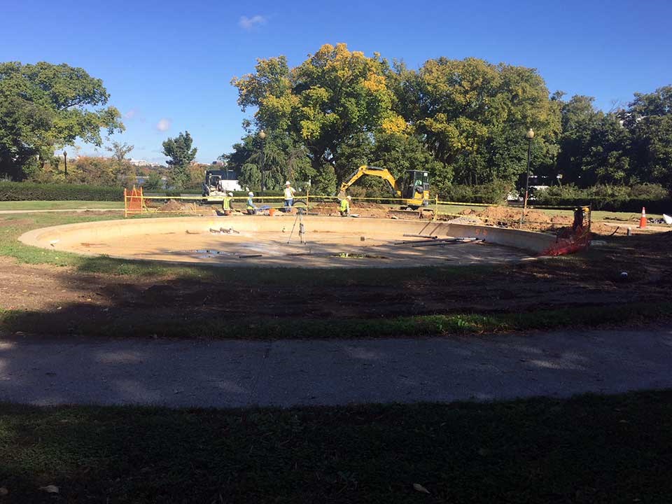 Construction work begins on restoring memorial