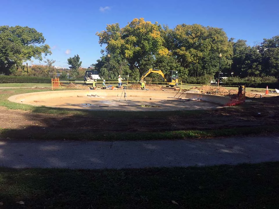 Construction work begins on restoring memorial Construction work begins on restoring memorial