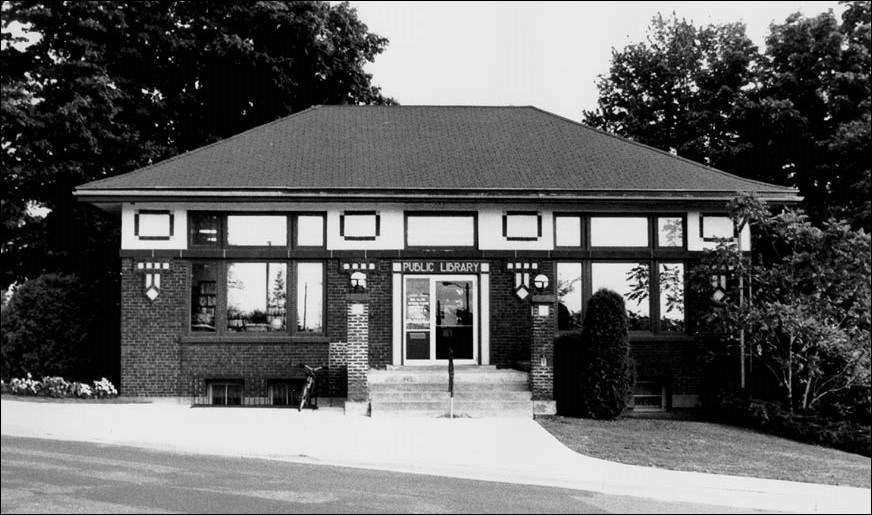 Exterior of a library building