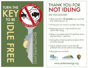 Idle-Free campaign info card