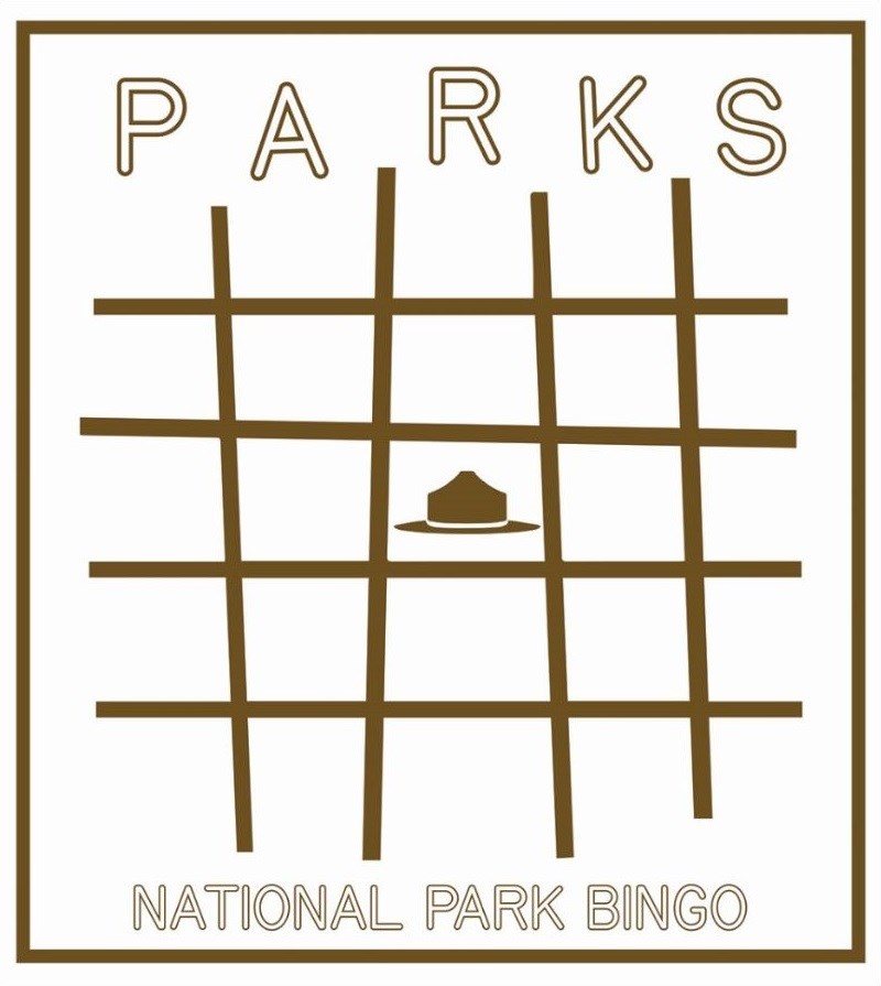 National Parks Bingo Blank Card