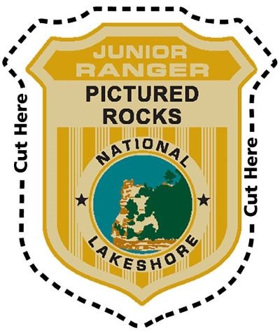 Pictured Rocks National Lakeshore Junior Ranger Badge