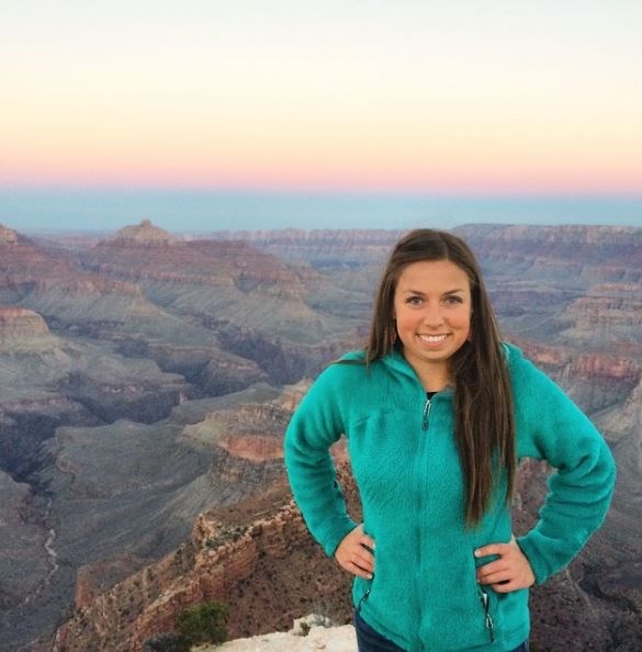 Paula Johnson at the Grand Canyon National Park