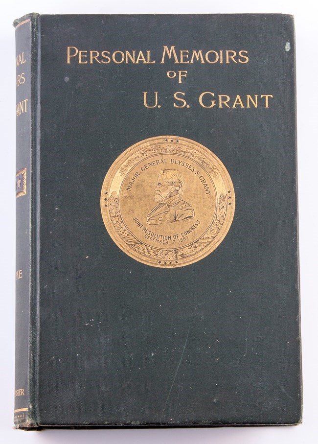 A first edition copy of Ulysses S. Grant's Personal Memoirs from 1885