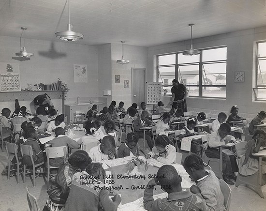 Children in a classroom