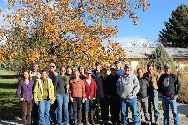 Group photo of some park staff