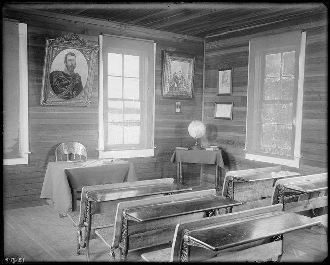 Old classroom at the Russian Bishop's House