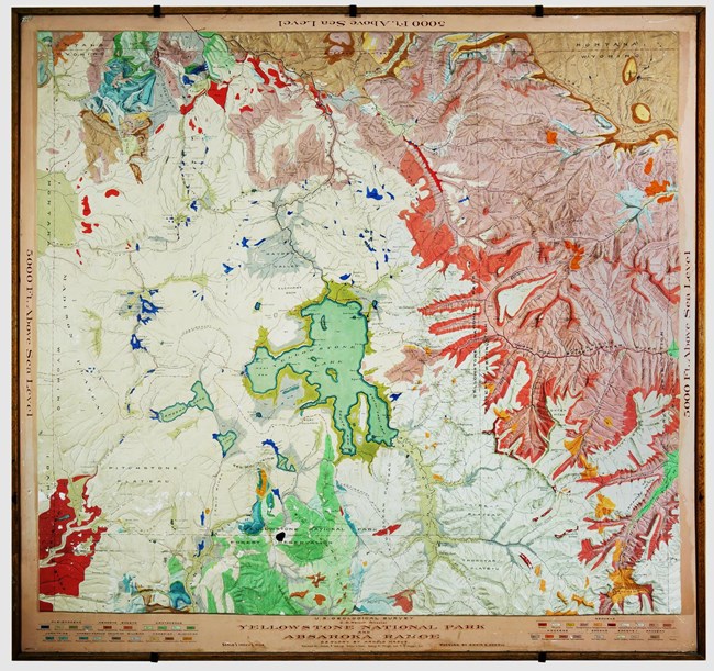 Figure 2. Yellowstone National Park and Absaroka Range (1897) by Edwin E. Howell.