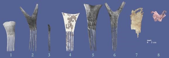 Antler combs from several Middle Atlantic and northeastern North American sites. Antler combs from several Middle Atlantic and northeastern North American sites