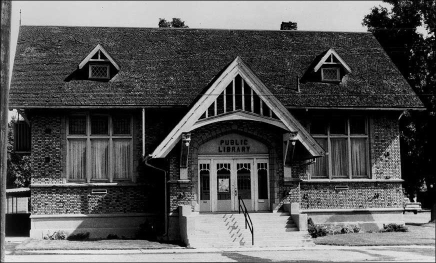 Exterior of a library building