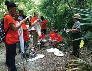 Bioblitz activities at Jean Lafitte National Historical Park and Preserve, 2013.