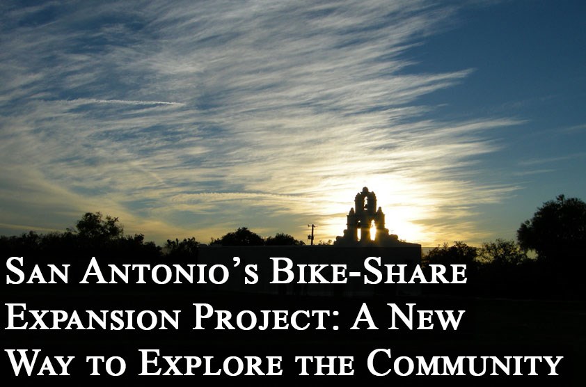 Sunset over San Antonio Mission
