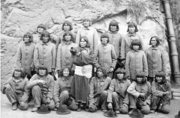Photo of Hopi prisoners on Alcatraz was sent back home to prove that none of them had died