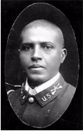 Captain Charles Young in uniform while in service with the 9th Cavalry National Afro-American Museum and Cultural Center, Wilberforce, Ohio
