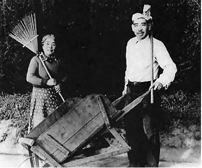 Y. Takahashi and wife, 1940. Y. Takahashi and wife, 1940.