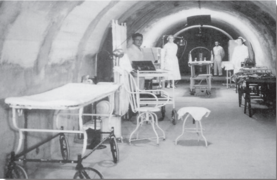 Underground hospital ward at Corregidor. Underground hospital ward at Corregidor.