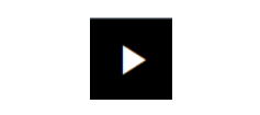 Play button. Black square with white triangle inside. The triangle is pointing to the right.