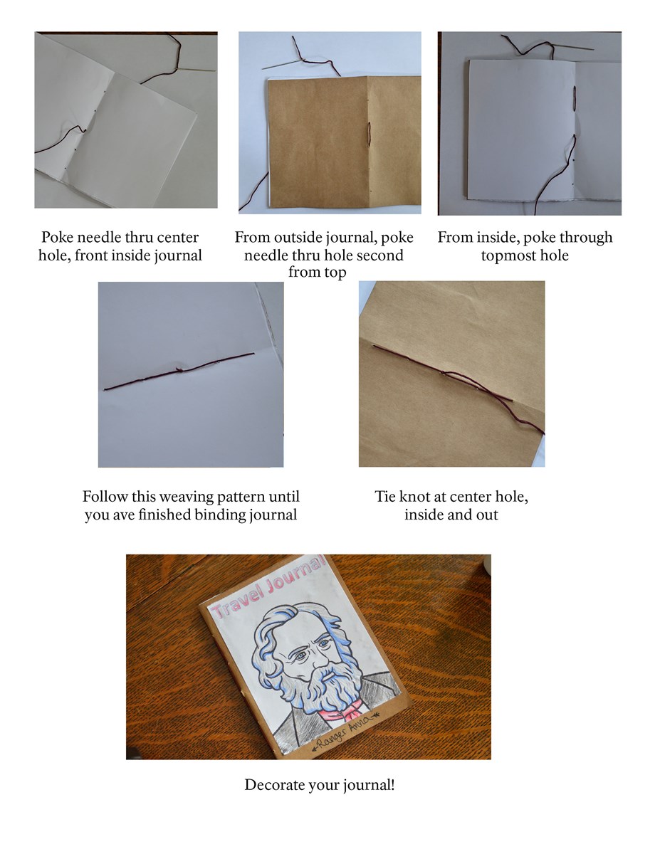 steps to bind a journal