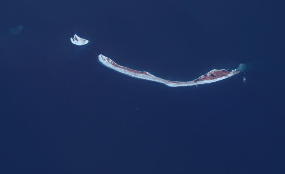 aerial view of small islands