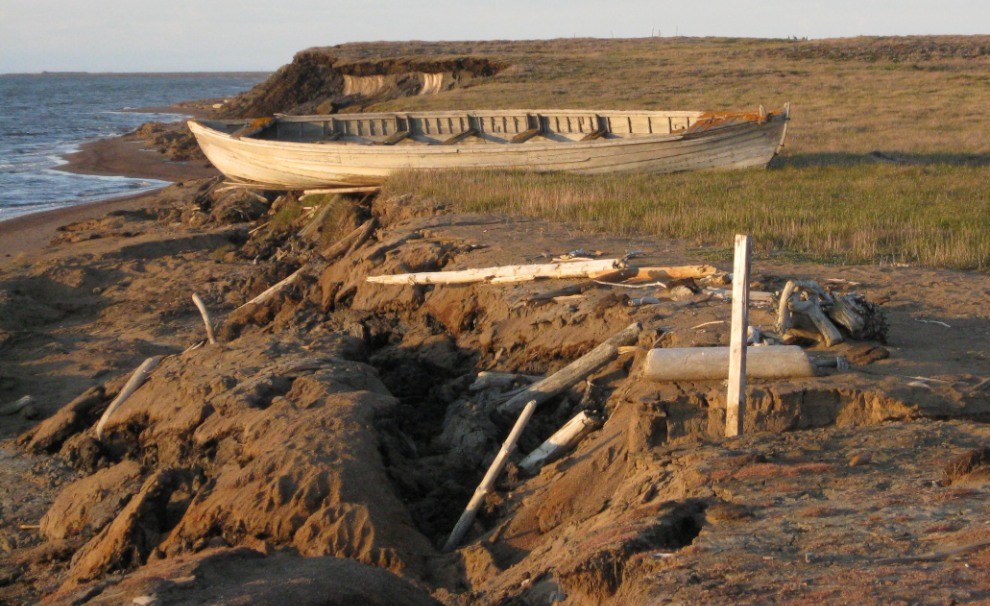 Coastal erosion in Alaska