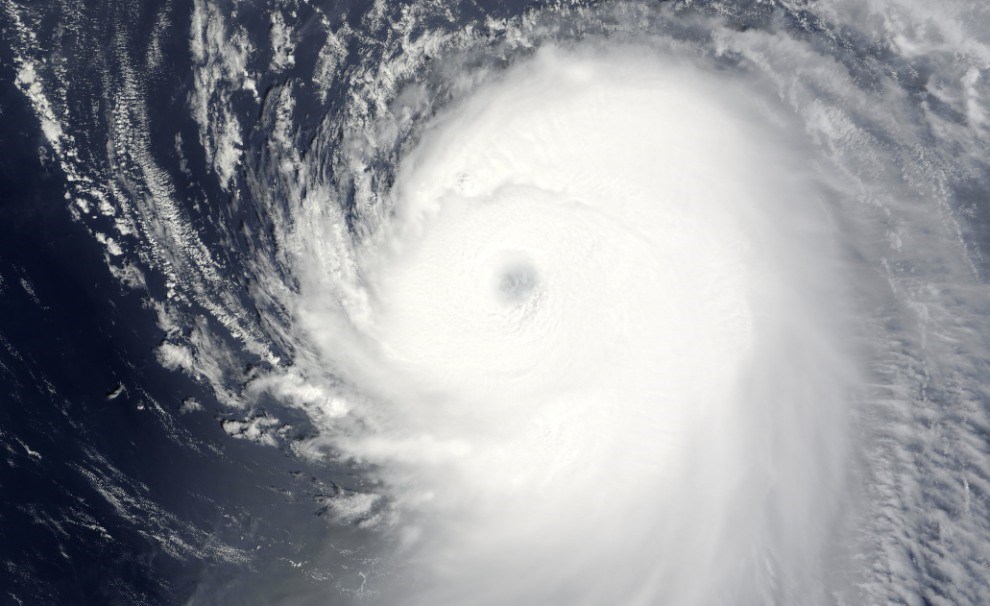 satellite image of storm system