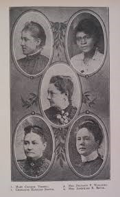 Sylvanie Williams and other Black women activists Book page showing five oval portraits of women
