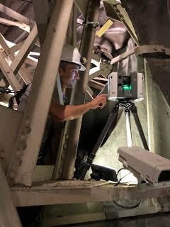 A man captures a 360-degree panorama inside the Statue of Liberty A man captures a 360-degree panorama inside the Statue of Liberty