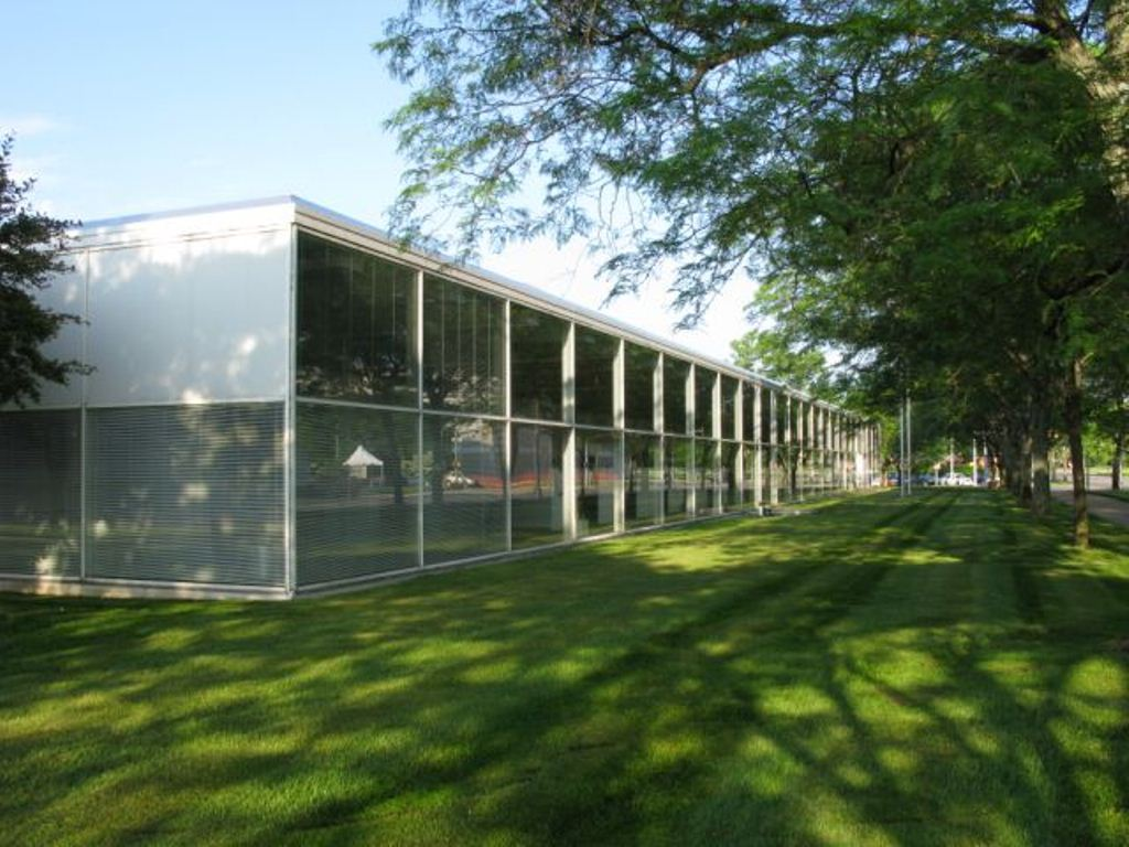 The Republic Long, rectangle building with many windows.