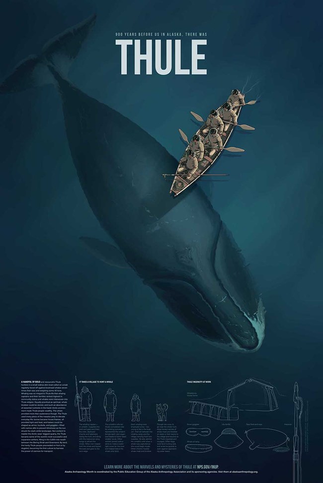 Thule Poster_low_web Alaska archaeology month poster of the Thule tradition.