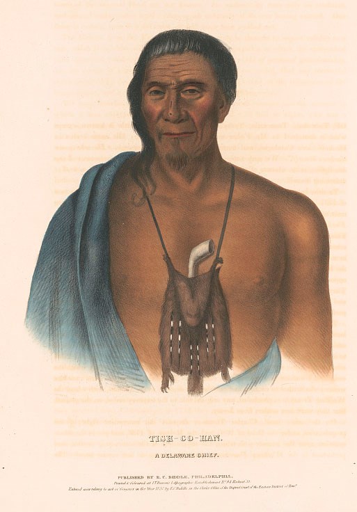 A Delaware Chief, c. 1837. Library of Congress