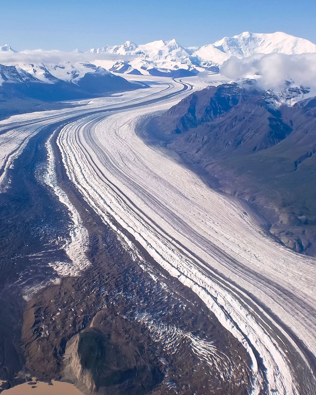 mountians and glacier