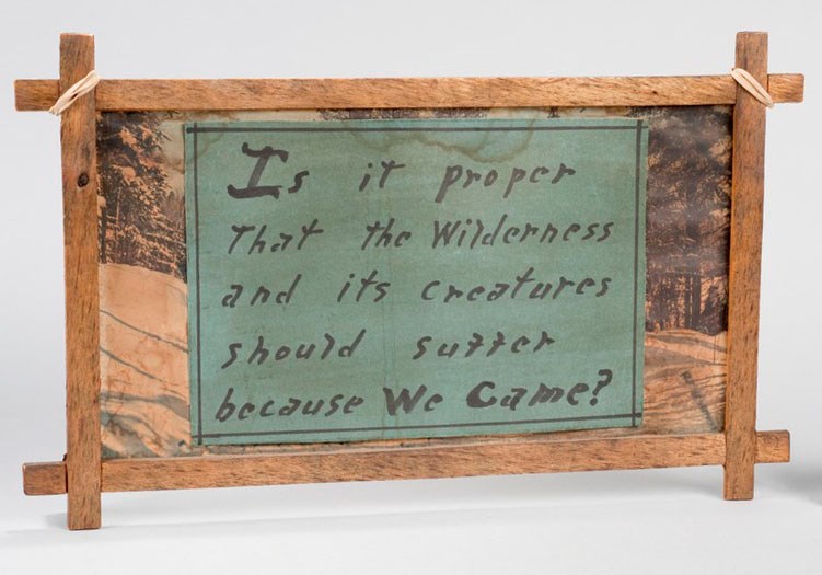 Handmade Wilderness Sign