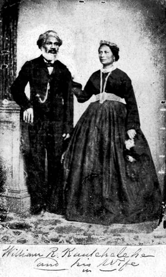 Portrait of William Kaulehelehe and Mary Kaai