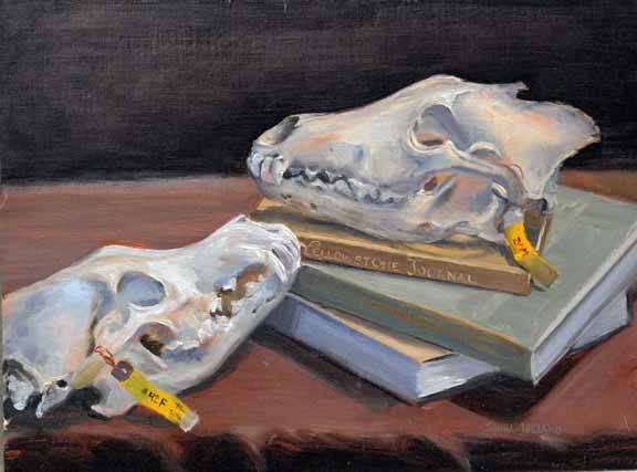 Yellowstone Journal 72dpi (1) painting of wolf skulls