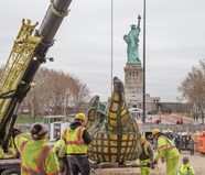 Statue Of Liberty s Original Torch Completes Move To New Home U S 