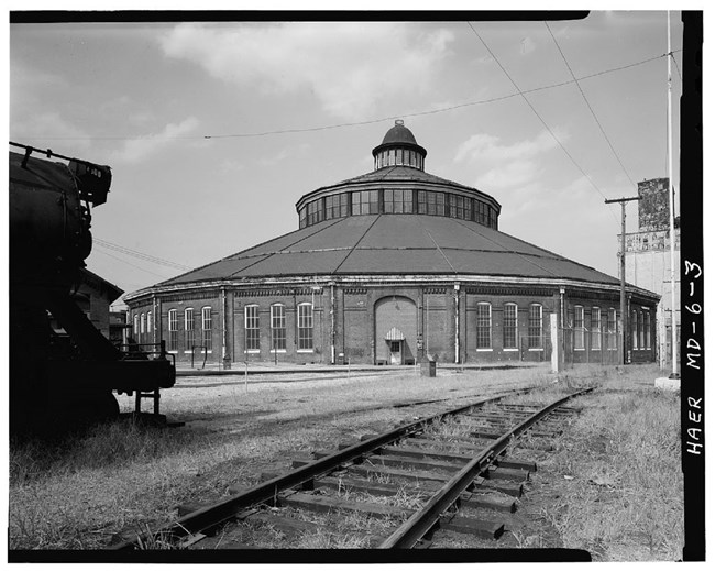 Baltimore & Ohio Railroad, Mount Clare Passenger Car Shop, Southwest corner of Pratt & Poppleton Streets, Baltimore, Independent City, MD