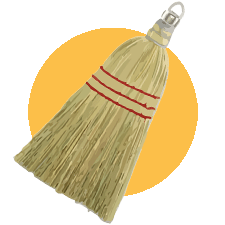 broom Illustration of a broom