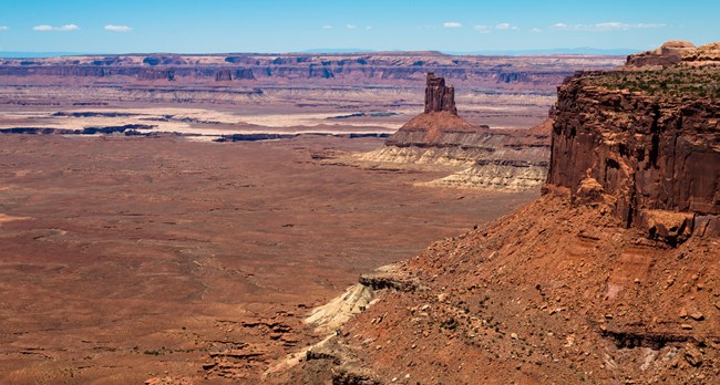 Scenic view of canyonlands Scenic view of canyonlands