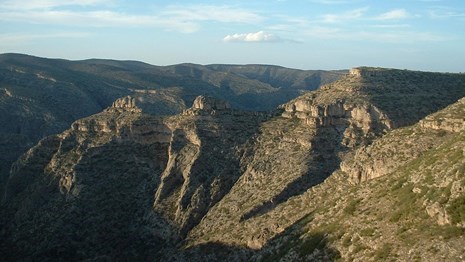 View at Carlsbad Caverns National Park.