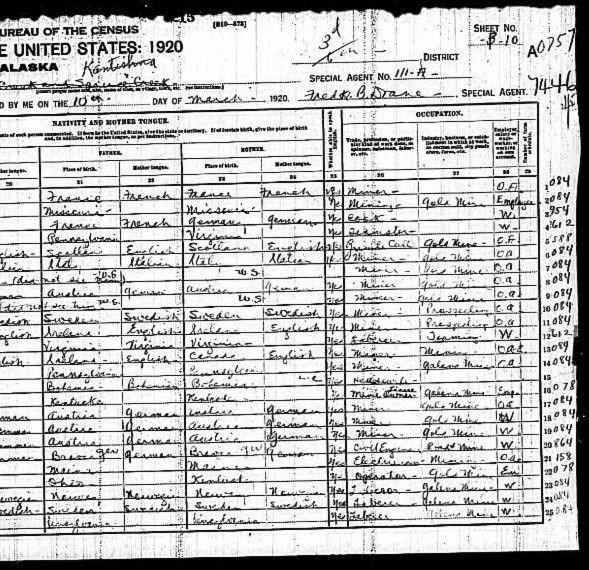 census3 a hand-written notebook containing many names and demographic information