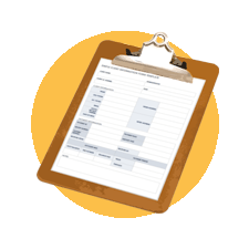 clipboard Illustration of a clipboard
