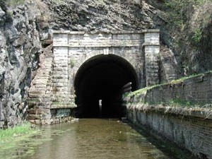 Entrance to the Paw Paw Tunnel. Entrance to the Paw Paw Tunnel.