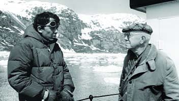 Cooper and Bohn William S. Cooper, (on right) seen here with author Dave Bohn during the 1960s, worked in Glacier Bay starting in 1916. His 1922 speech to the Ecological Society of America started the process that resulted in the bay’s designation as a national monument